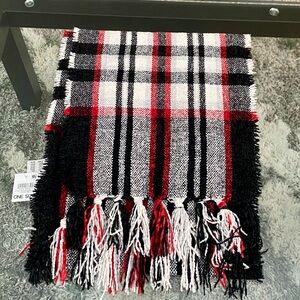 Style & Co Striped Plaid Scarf